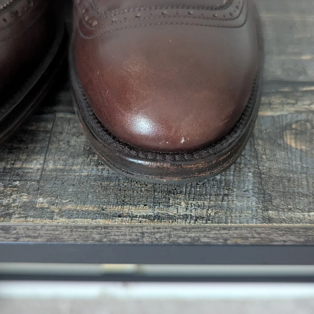 Salvatore Ferragamo Men's Brown Leather Brogue Loafer - Picture 6 of 10